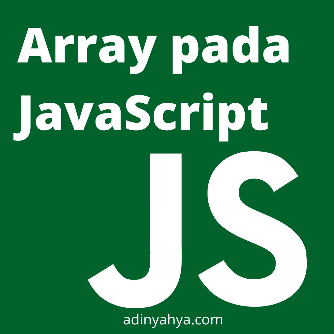 array pada javascript