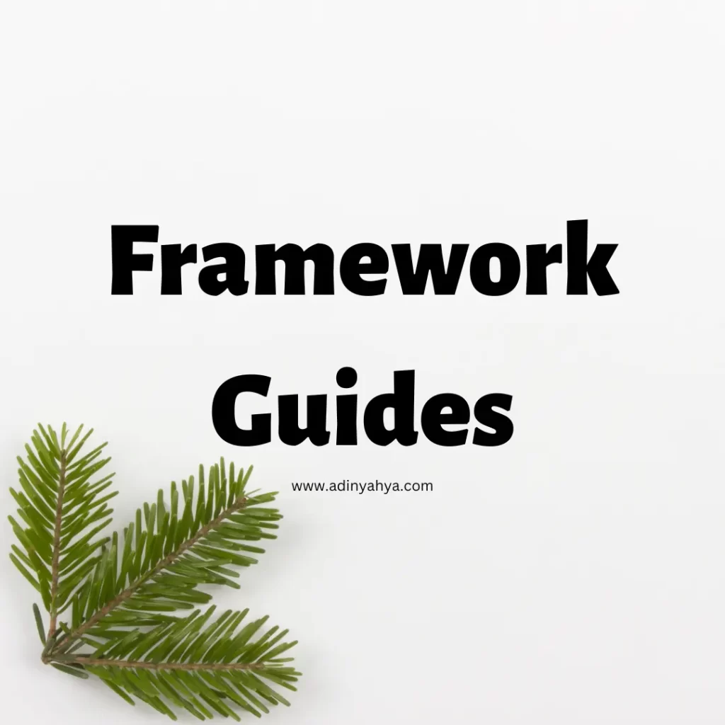 Cara Instalasi Tailwind CSS melalui Framework Guides